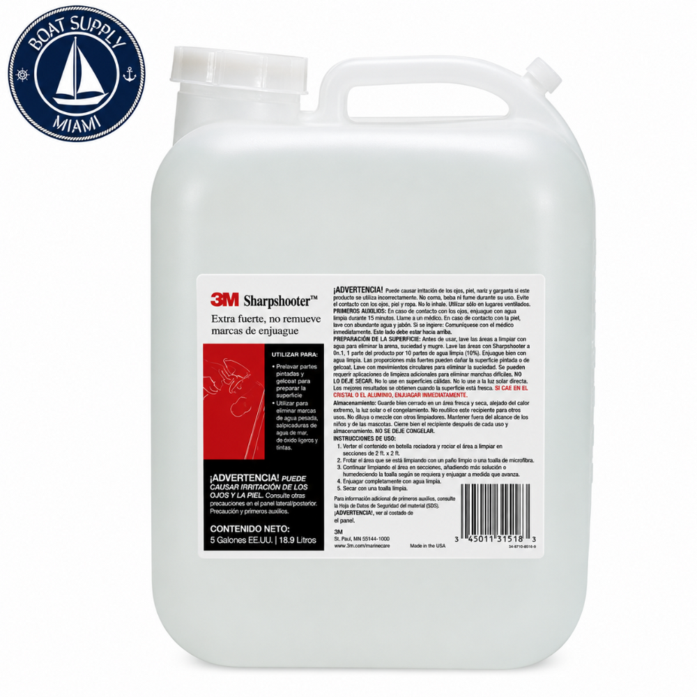 3M 7000029810 Sharpshooter Extra Strength No-Rinse Mark Remover Quart with Trigger Spray | Removedor de Marcas Extra Fuerte Sin Enjuague Sharpshooter 3M 7000029810 Quart with Trigger Spray