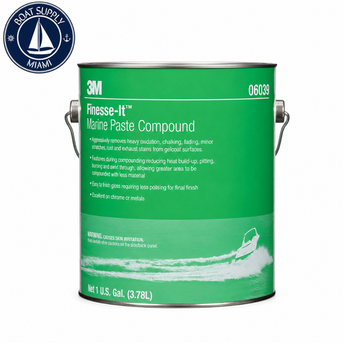 3M 7100066061 Finesse-It Marine Paste Compound Gallon | Compuesto en Pasta Marino Finesse-It Gallon 3M 7100066061