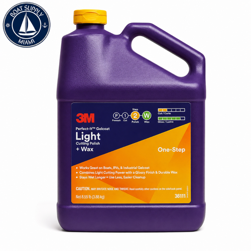 3M 7100210708 Perfect-It Gelcoat Cutting Polish + Wax Gallon Light Cutting | Pulimento de Corte y Cera para Gelcoat Perfect-It Gallon 3M 7100210708