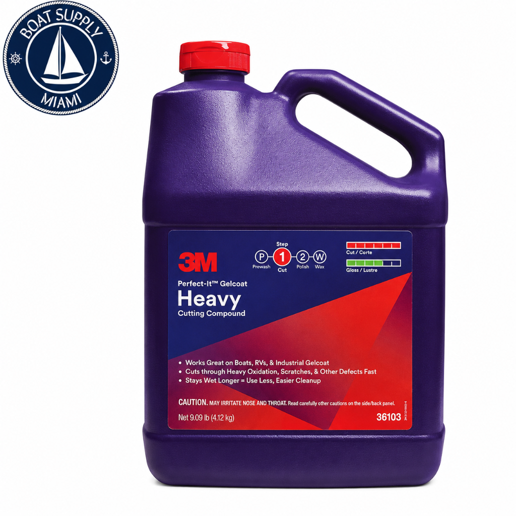 3M 7100210896 Perfect-It Gelcoat Heavy Cutting Compound Gallon | Compuesto Heavy Cutting para Gelcoat Perfect-It Gallon 3M 7100210896