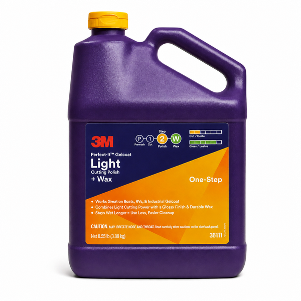3M 7100210708 Perfect-It Gelcoat Cutting Polish + Wax Gallon Light Cutting - Product View