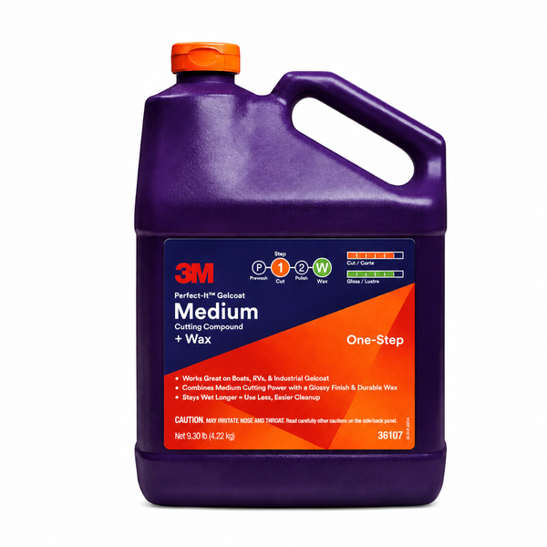 3M 7100210893 Perfect-It Gelcoat Cutting Polish + Wax Gallon Medium Cutting - Product View