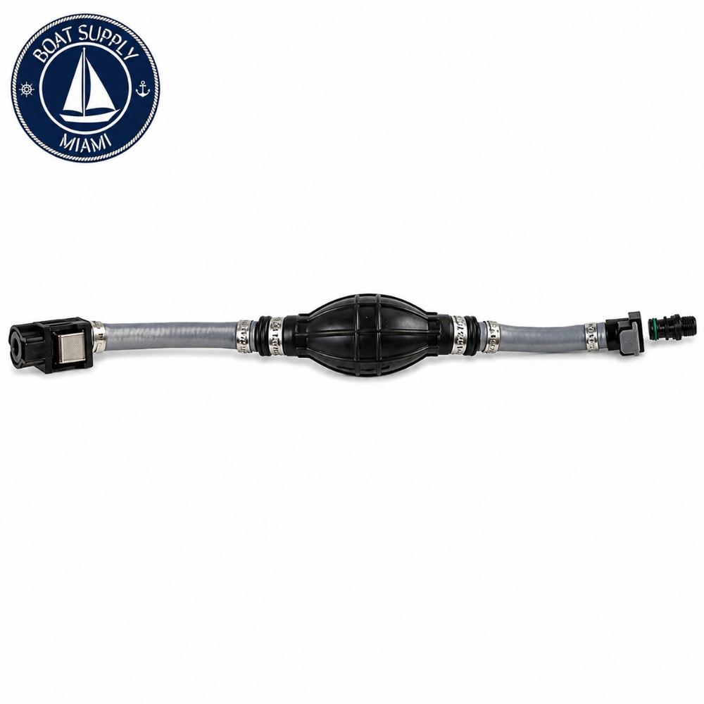 Attwood 93806HUS7 Fuel Line Kit with Sprayless Connector 3/8" x 6' Honda | Pera de Gasolina con Manguera y Conector Sprayless 3/8" x 6' Honda