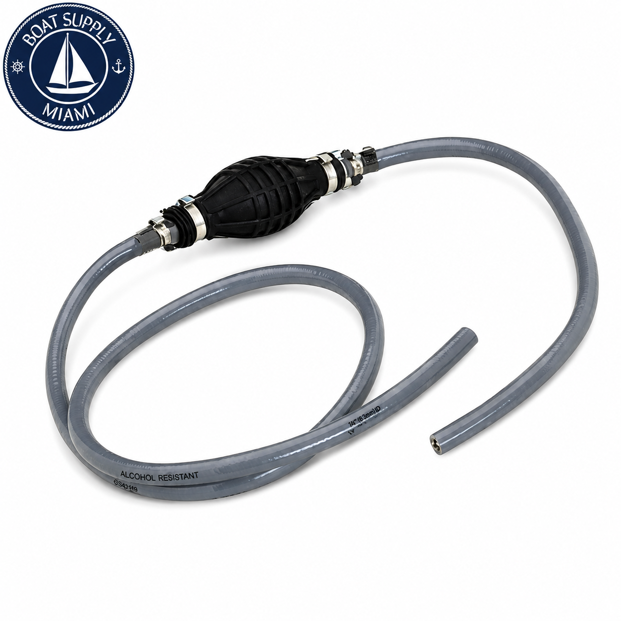 Attwood 951606ULP7 Fuel Line Hose Kit 5/16" x 6' Universal | Pera de Gasolina con Manguera 5/16" x 6' Universal