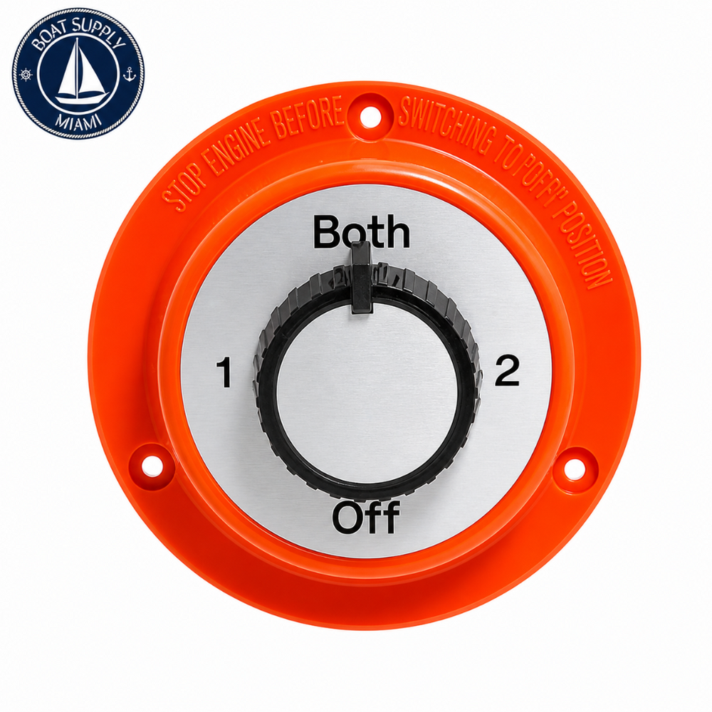 Attwood 1423034 Way Battery Selector Switch | Selector de Batería de 4 Vías Attwood 142303