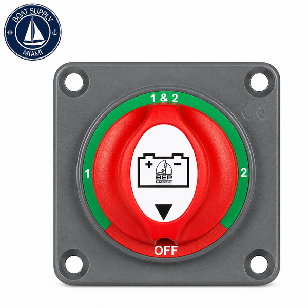 BEP 701-SPM Mini Battery Selector Switch Panel Mount | Selector de Batería Mini para Montaje en Panel BEP 701-SPM