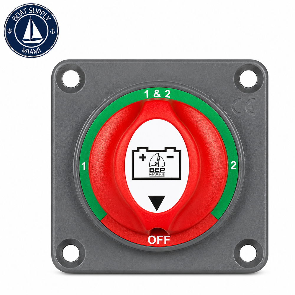 BEP 701-SPM Mini Battery Selector Switch Panel Mount | Selector de Batería Mini para Montaje en Panel BEP 701-SPM