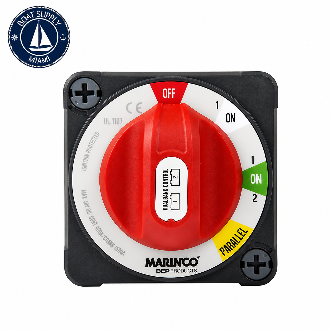 BEP 772-DBC Pro Installer 400A Dual Bank Battery Switch | Interruptor de Batería de Banco Dual Pro Installer 400A BEP 772-DBC