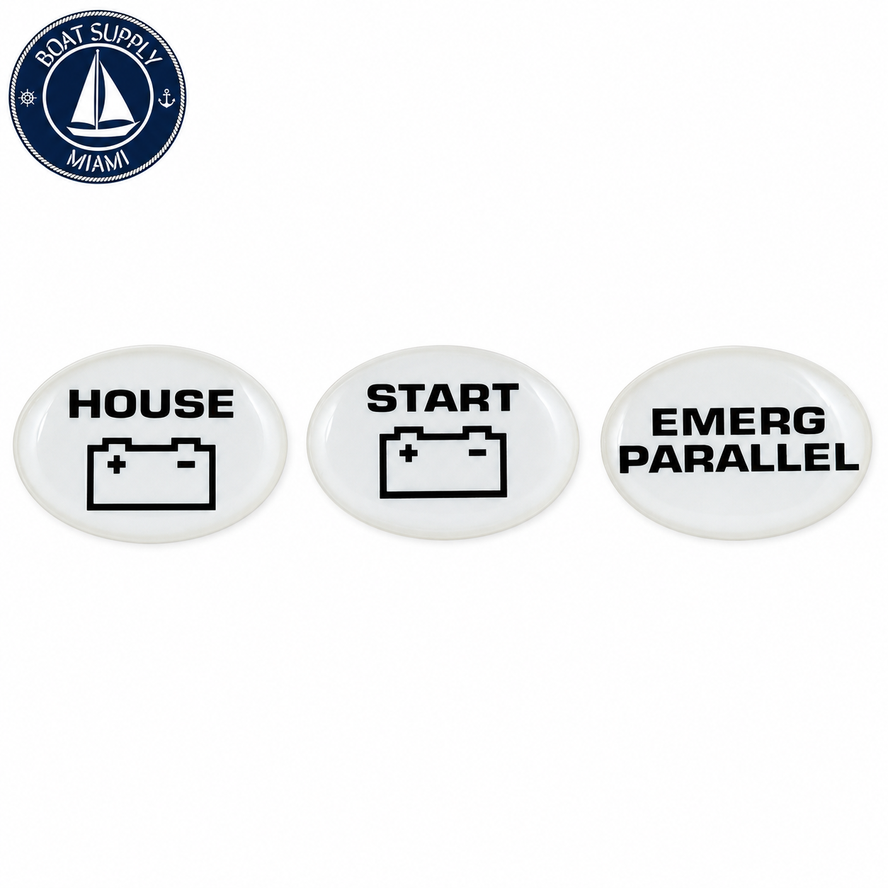 BEP SET-715 Battery Switch Label Set | Juego de Etiquetas para Interruptor de Batería BEP SET-715