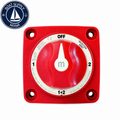 Blue Sea 6007 M Series Mini Battery Switch 4 Position Red | Blue Sea 6007 M Series Mini 4-Position Battery Switch Red