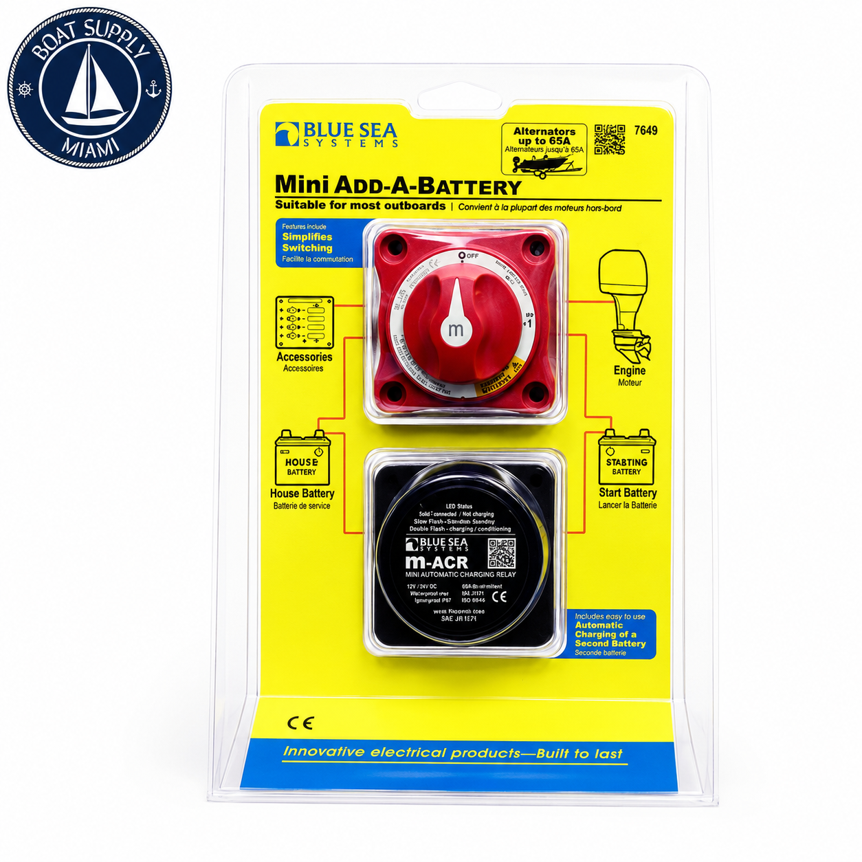 Blue Sea 7649 Mini Add-A-Battery | Kit Mini Add-A-Battery Blue Sea 7649