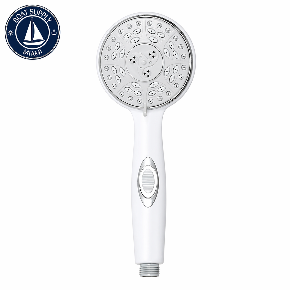 Camco 43711 White Shower Head | Cabezal de Ducha Marina Camco 43711