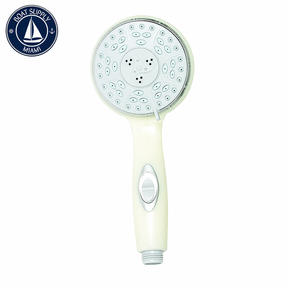 Camco 43712 Showerhead w/ On/Off (Off-White) | Cabezal de Ducha Marina Camco 43712