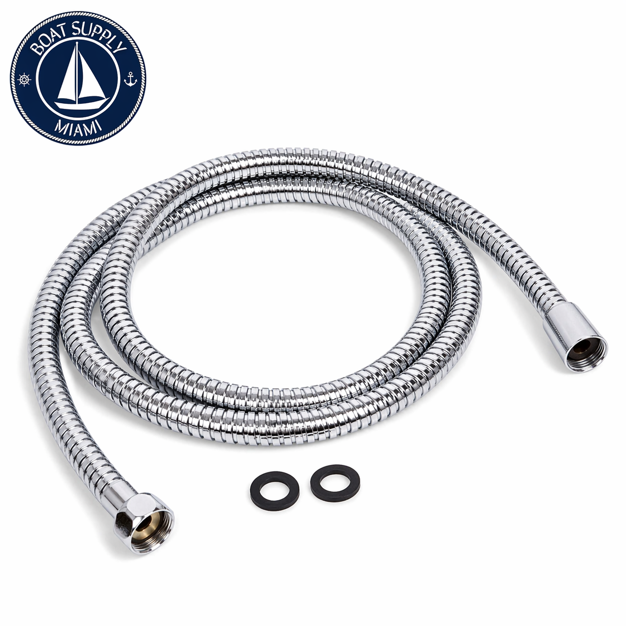 Camco 43716 Chrome Shower Flex Hose 60In | Manguera para Ducha Marina Camco 43716