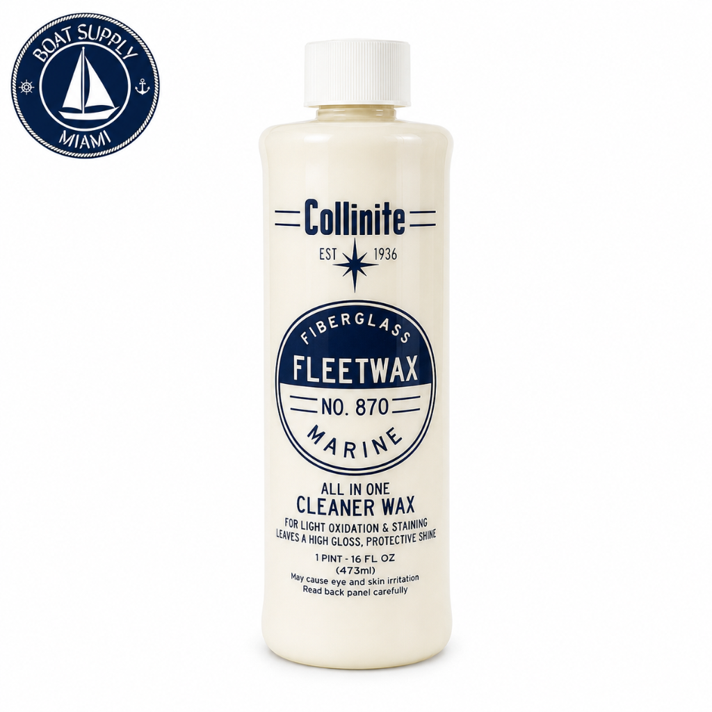 Collinite 870 Liquid Fleetwax Cleaner Wax, Pint | Collinite 870 Cera Limpiadora Líquida Fleetwax, Pint