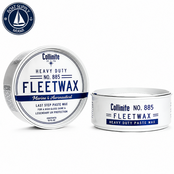 Collinite 885 Heavy Duty Fleetwax Paste Wax, 12 oz | Collinite 885 Cera Marina en Pasta Heavy Duty Fleetwax, 12 oz