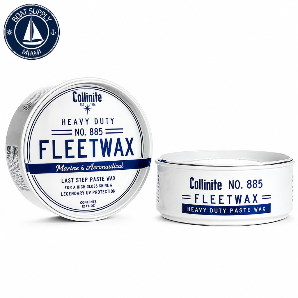 Collinite 885 Heavy Duty Fleetwax Paste Wax, 12 oz | Collinite 885 Cera Marina en Pasta Heavy Duty Fleetwax, 12 oz