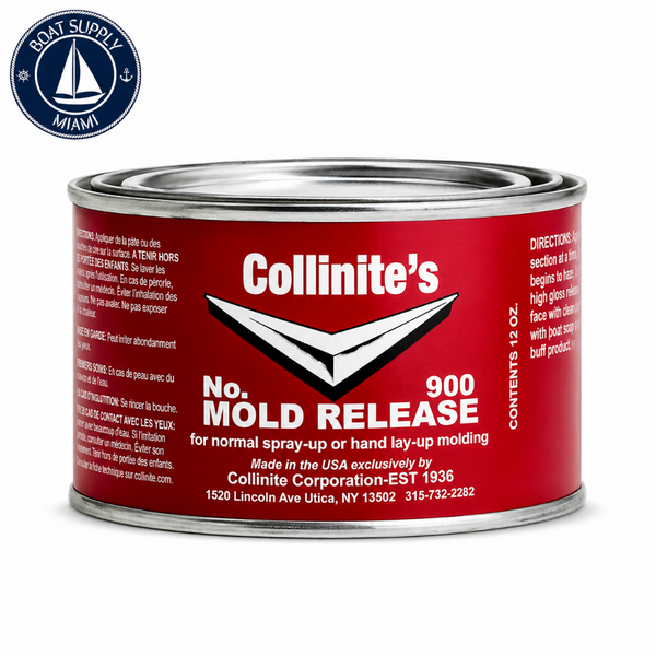 Collinite 900 Mold Release Paste Wax, 12 oz | Collinite 900 Pasta Desmoldante Mold Release, 12 oz