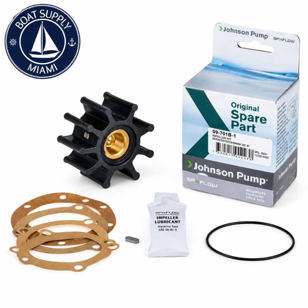 Johnson Pump 09-701B-1 Water Pump Impeller | Impeller Bomba Agua Johnson Pump 09-701B-1