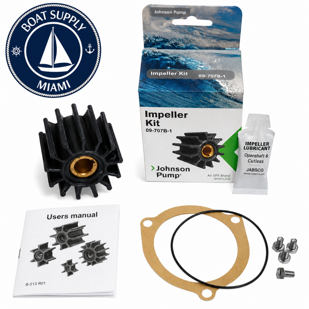 Johnson Pump 09-707B-1 Water Pump Impeller | Impeller Bomba Agua Johnson Pump 09-707B-1
