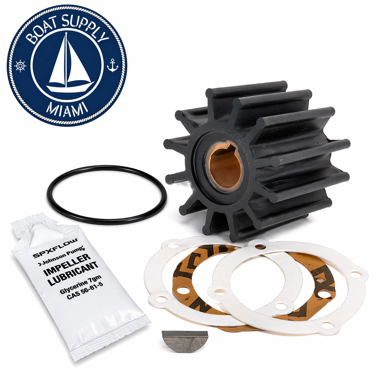 Johnson Pump 09-801B Water Pump Impeller | Impeller Bomba Agua Johnson Pump 09-801B.png