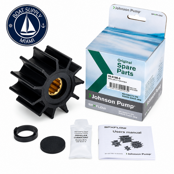 Johnson Pump 09-819B-9 Water Pump Impeller | Impeller Bomba Agua Johnson Pump 09-819B-9