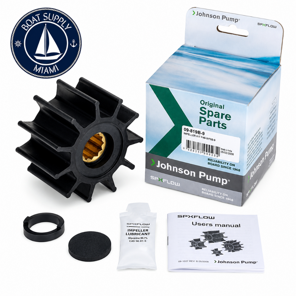 Johnson Pump 09-819B-9 Water Pump Impeller | Impeller Bomba Agua Johnson Pump 09-819B-9