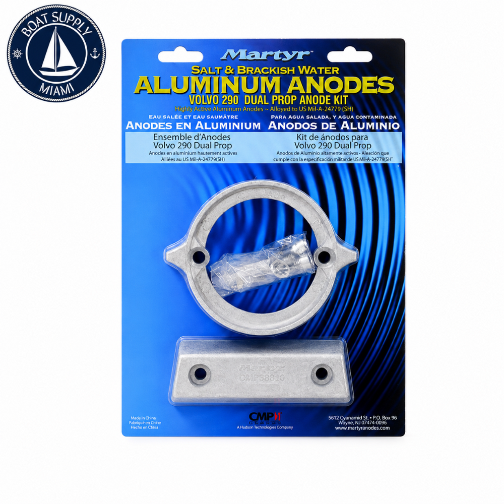 Martyr CM290DPKITZ Zinc Anode Kit - Volvo Penta 290 Dual Prop | Kit de Ánodos de Zinc Martyr CM290DPKITZ - Volvo Penta 290 Dual Prop