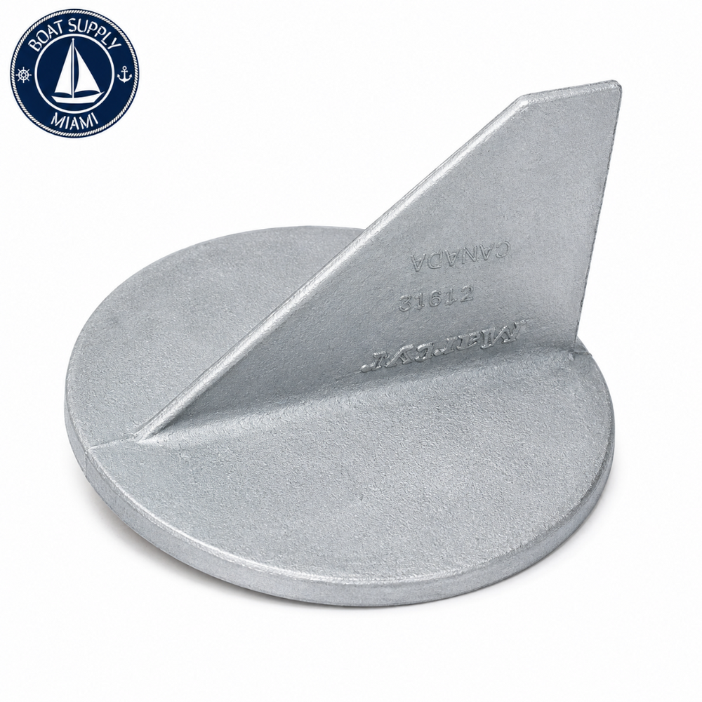 Martyr CM31640A Aluminum Trim Tab Anode for Mercury/MerCruiser | Ánodo para Trim Tab de Aluminio Martyr CM31640A para Mercury/MerCruiser