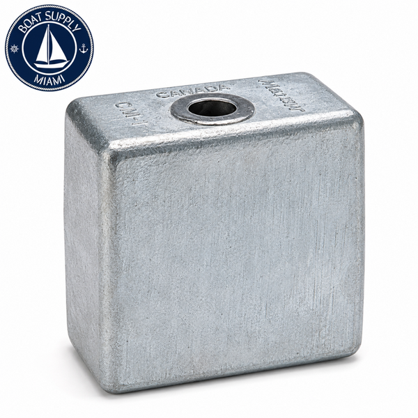 Martyr CM393023A Aluminum Anode Block for OMC/Suzuki | Bloque de Ánodo de Aluminio Martyr CM393023A para OMC/Suzuki