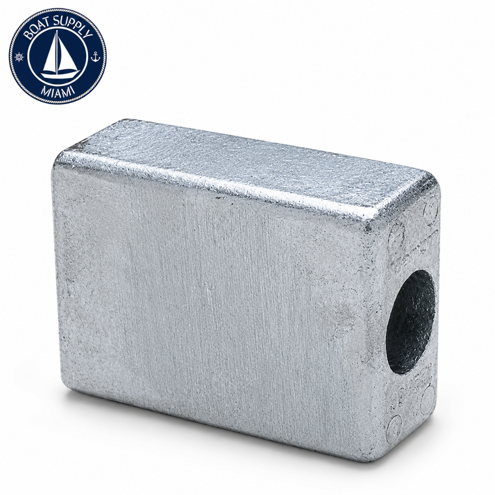 Martyr CM398331A Aluminum Anode Block for OMC/Suzuki | Bloque de Ánodo de Aluminio Martyr CM398331A para OMC/Suzuki