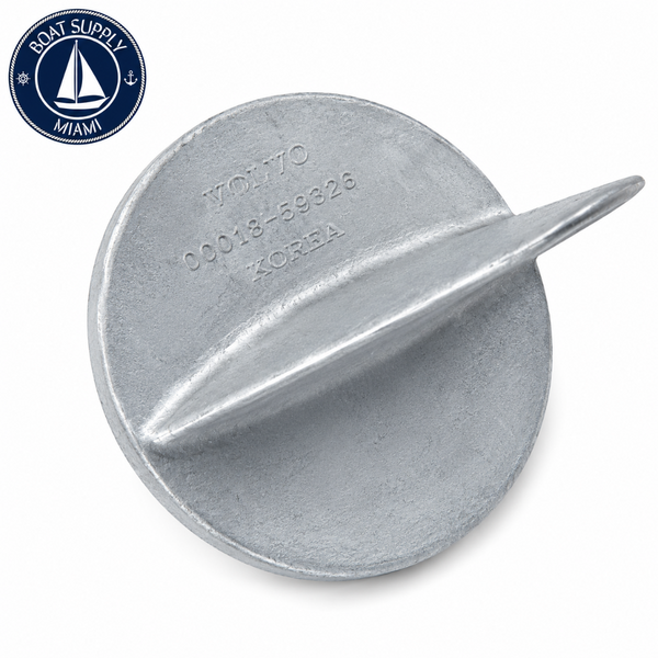 Martyr CM5512587D00Z Zinc Trim Tab Anode for OMC/Suzuki | Ánodo para Trim Tab de Zinc Martyr CM5512587D00Z para OMC/Suzuki