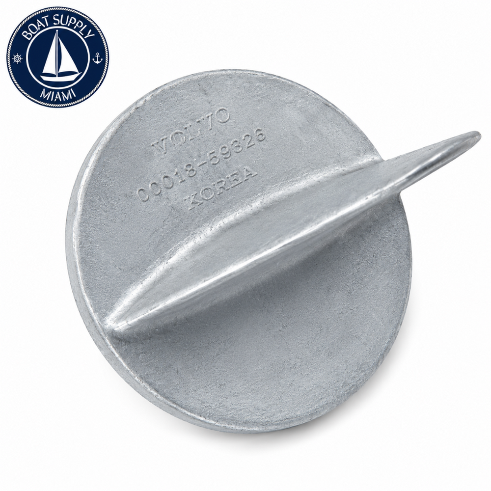 Martyr CM5512587D00Z Zinc Trim Tab Anode for OMC/Suzuki | Ánodo para Trim Tab de Zinc Martyr CM5512587D00Z para OMC/Suzuki