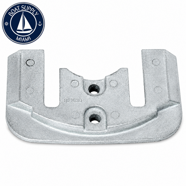 Martyr CM821630C2Z | Ánodo para Placa de Espejo de Zinc Ánodo para Placa de Espejo de Zinc Martyr CM821630C2Z para Mercury/MerCruiser