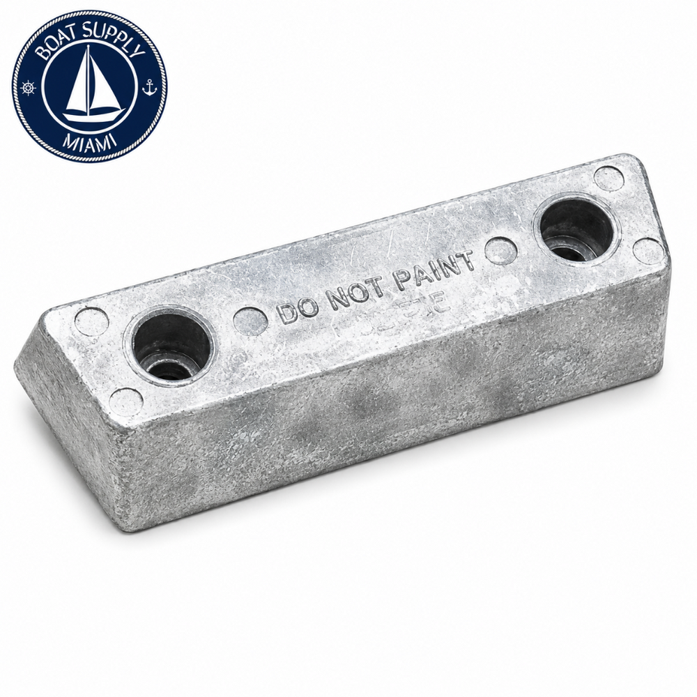 Martyr CM852835Z Zinc Transom Plate Anode for Volvo Penta | Ánodo para Placa de Espejo de Zinc Martyr CM852835Z para Volvo Penta