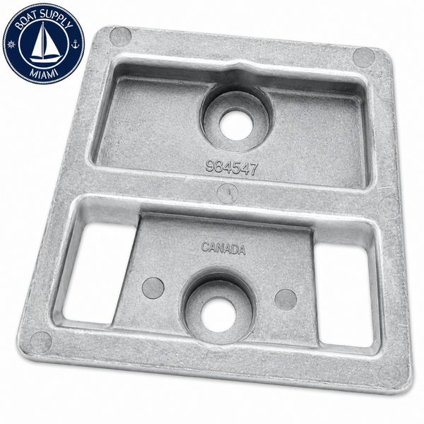 Martyr CM984547A Aluminum Anode Block for OMC/Suzuki | Bloque de Ánodo de Aluminio Martyr CM984547A para OMC/Suzuki