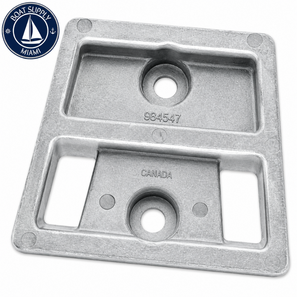 Martyr CM984547A Aluminum Anode Block for OMC/Suzuki | Bloque de Ánodo de Aluminio Martyr CM984547A para OMC/Suzuki