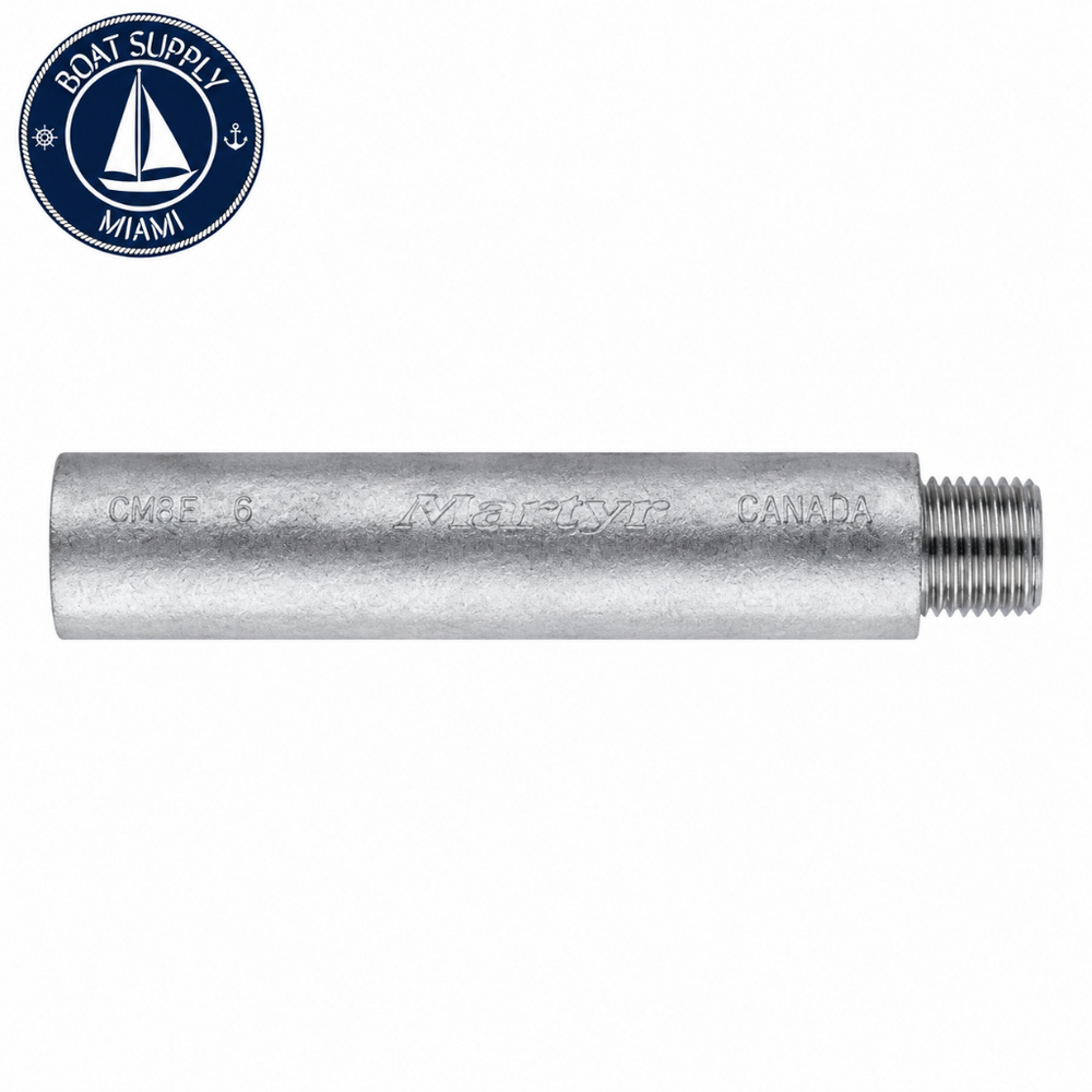 Martyr CMEZ1E Zinc Pencil Anode - 1/2IN X 1-1/2 PENCIL ONLY | Ánodo Tipo Lápiz de Zinc Martyr CMEZ1E - 1/2IN X 1-1/2 PENCIL ONLY
