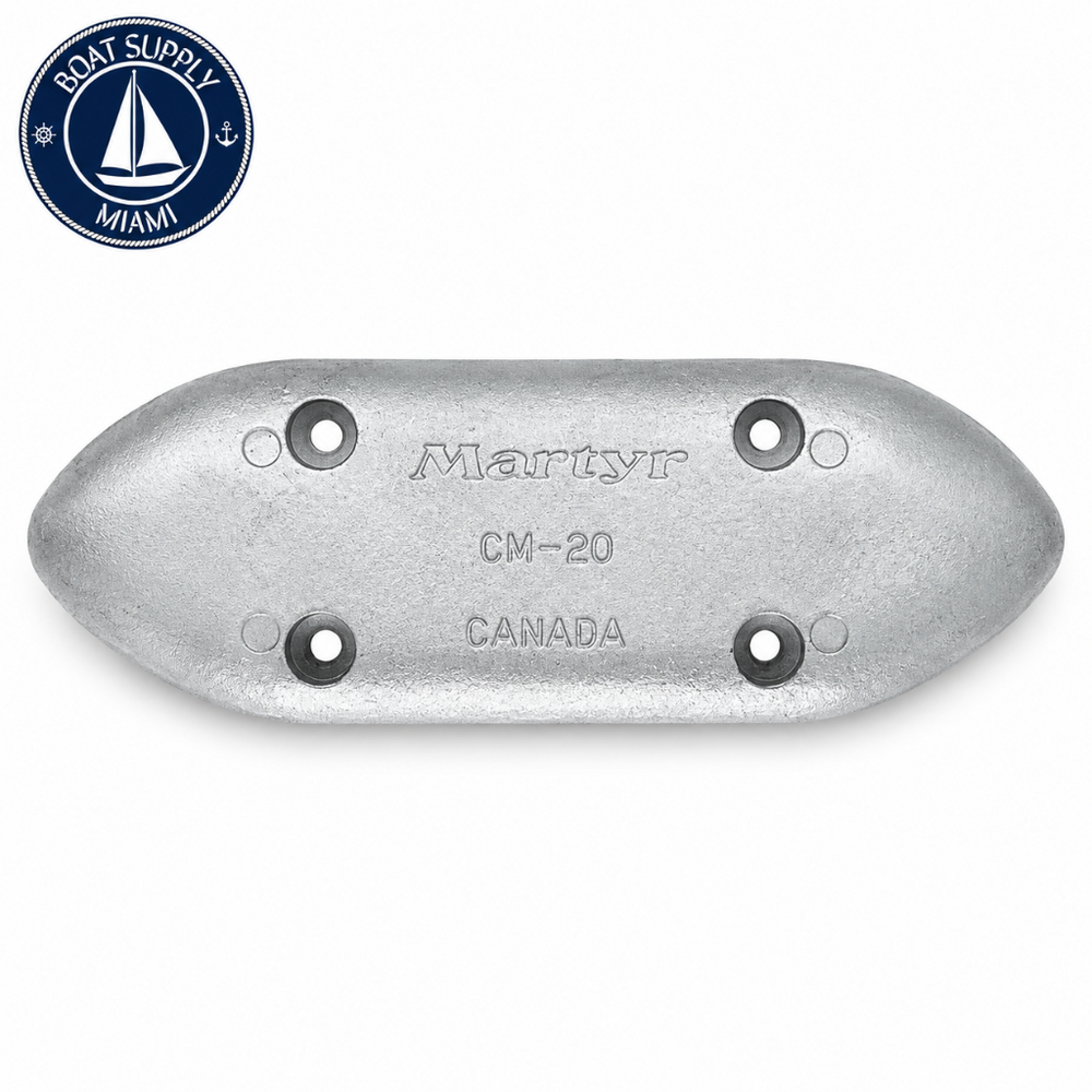 Martyr CMM25A Aluminum Hull Anode - HULL SML STREAMLINED | Ánodo de Casco de Aluminio Martyr CMM25A - HULL SML STREAMLINED