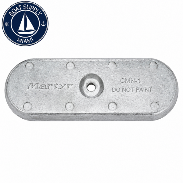 Martyr CMN1A Aluminum Hull Anode - HULL N1 MED STREAMLINED | Ánodo de Casco de Aluminio Martyr CMN1A - HULL N1 MED STREAMLINED