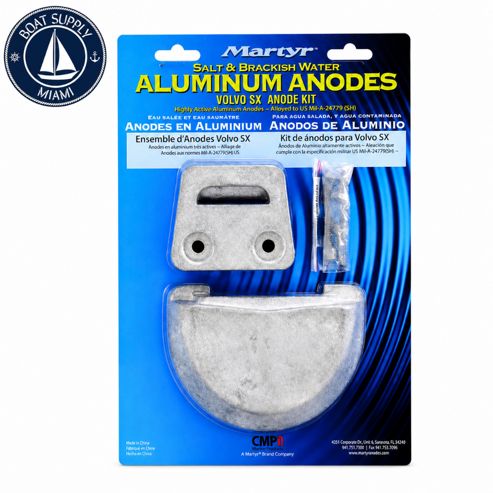 Martyr CMSXKITZ Zinc Anode Kit - Volvo Penta / OMC SX | Kit de Ánodos de Zinc Martyr CMSXKITZ - Volvo Penta / OMC SX
