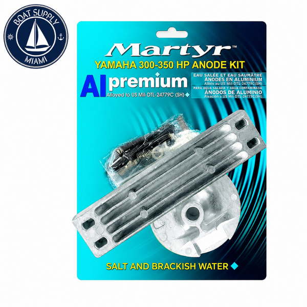 Martyr CMY300350KITA Aluminum Anode Kit - Yamaha 300-350 HP | Kit de Ánodos de Aluminio Martyr CMY300350KITA - Yamaha 300-350 HP