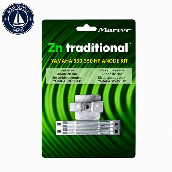Martyr CMY300350KITZ Zinc Anode Kit - Yamaha 300-350 HP | Kit de Ánodos de Zinc Martyr CMY300350KITZ - Yamaha 300-350 HP