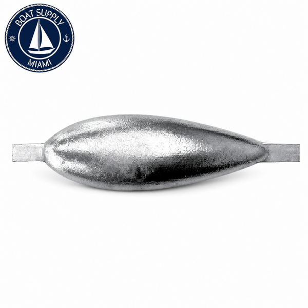 Martyr CMZTSZ Zinc Weld-On Hull Anode - STRAP / WELD ON - W6 | Ánodo de Casco para Soldar de Zinc Martyr CMZTSZ - STRAP / WELD ON - W6