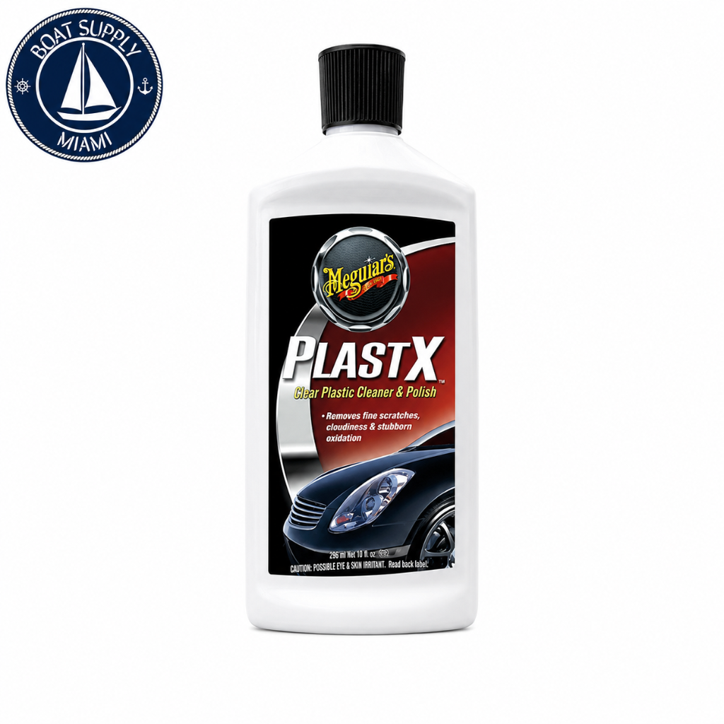 Meguiar's G12310 PlastX Clear Plastic Cleaner and Polish 10 oz | Limpiador y Pulimento PlastX para Plástico Transparente Meguiar's G12310 10 oz