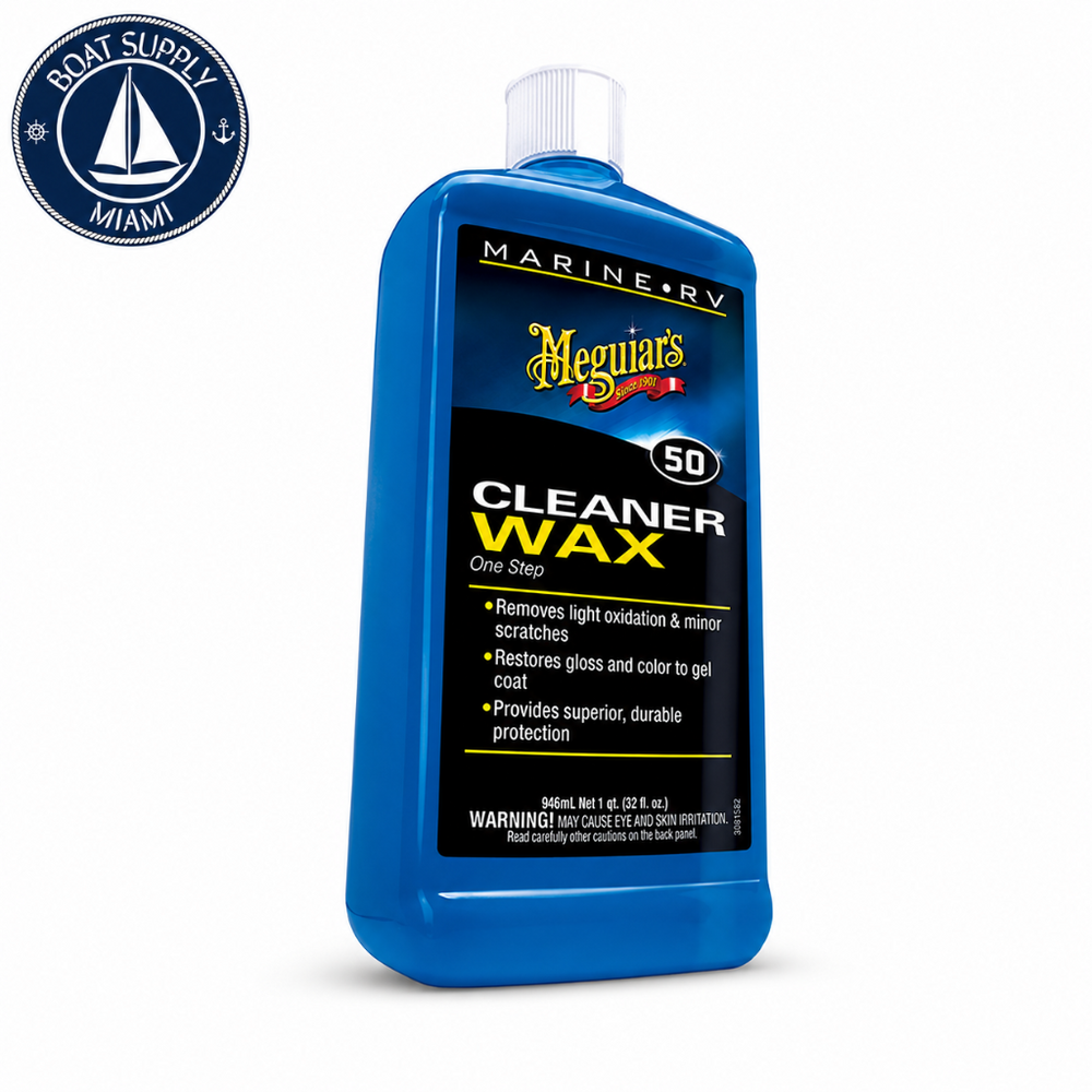 Meguiar's M-5032 M50 One Step Cleaner Wax Quart | Cera Limpiadora One Step M50 Meguiar's M-5032 Quart