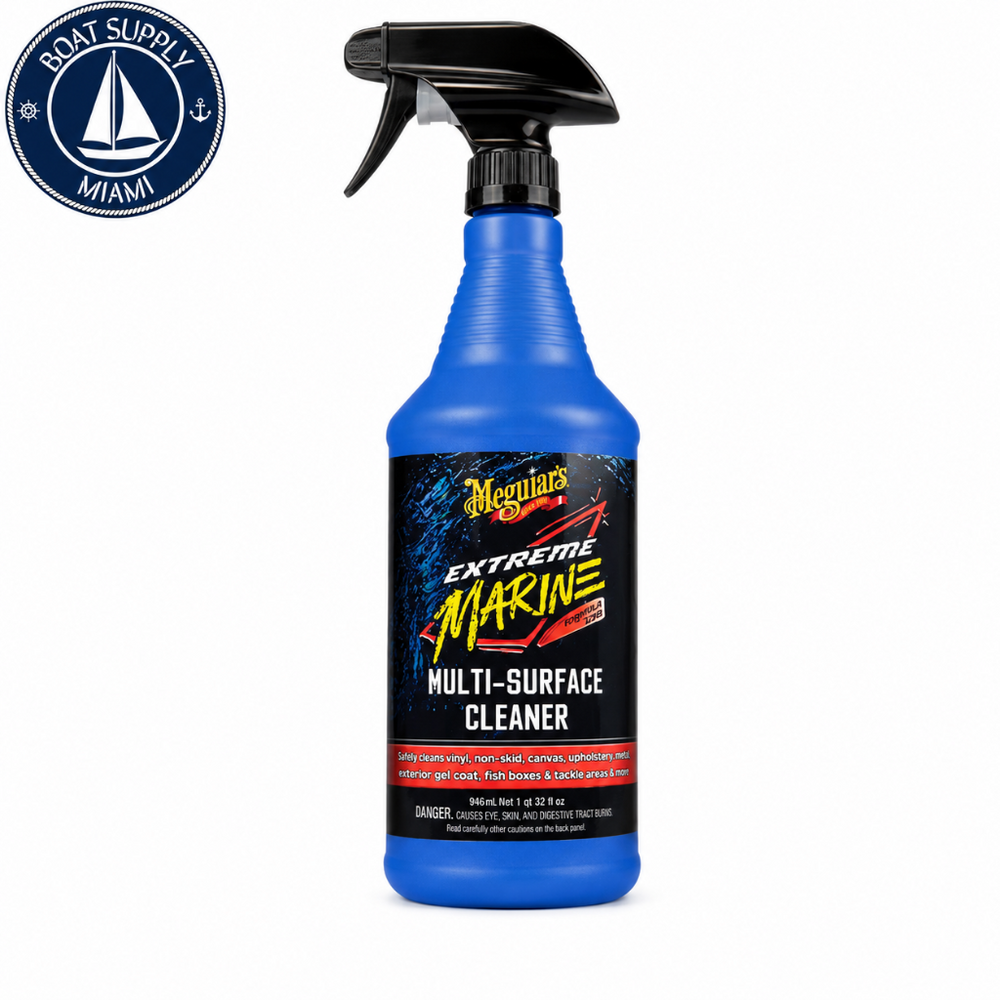 Meguiar's M180332 Extreme Marine Multi-Surface Cleaner 32 fl oz | Limpiador Marino Extremo Multi-Superficie Meguiar's M180332 32 fl oz