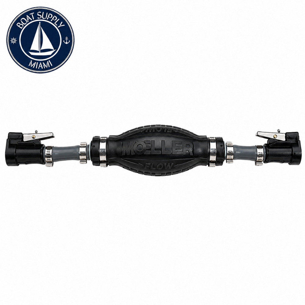 Moeller 034385-10LPA Fuel Line Assembly 3/8" x 80" Mercury 1998 & Newer | Pera de Gasolina con Manguera 3/8" x 80" Mercury 1998 & Newer