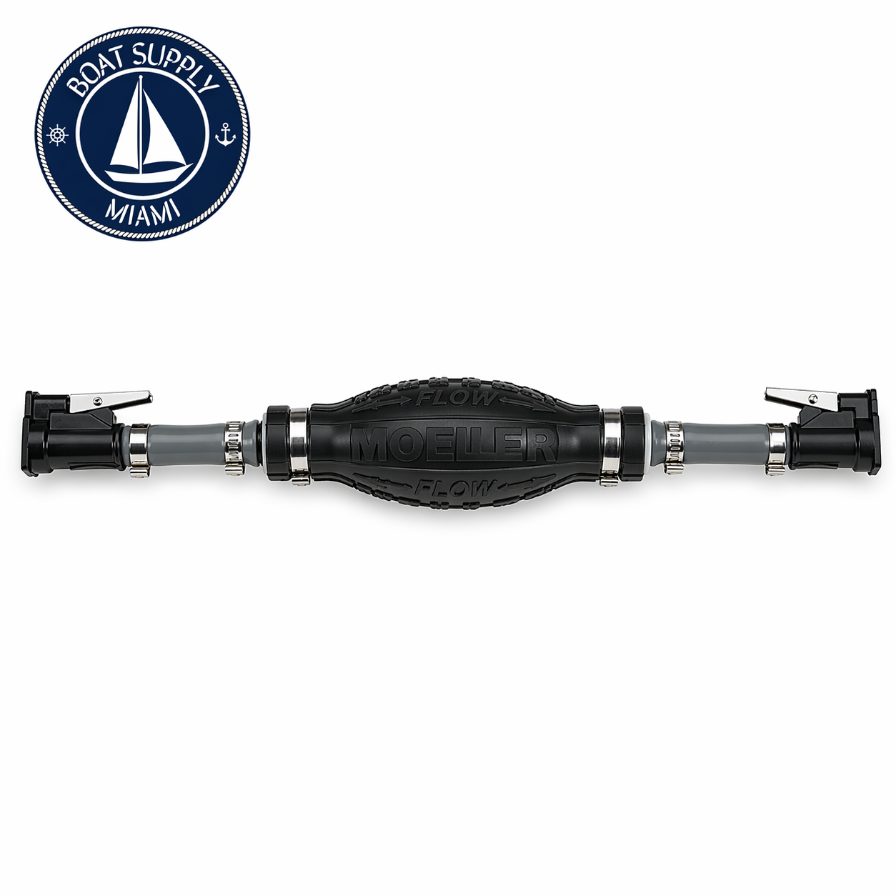 Moeller 034391-10LPA Fuel Line Assembly 3/8" x 80" Johnson / Evinrude | Pera de Gasolina con Manguera 3/8" x 80" Johnson / Evinrude