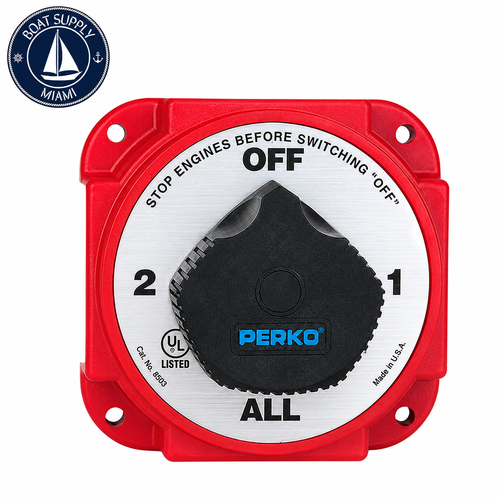 Perko 8603DP Heavy Duty Battery Switch | Interruptor de Batería Heavy Duty Perko 8603DP